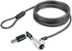 StarTech. com NBLWK-LAPTOP-LOCK kábelzár Fekete, Ezüst 2 M (NBLWK-LAPTOP-LOCK)