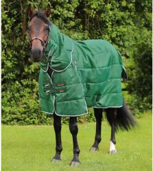Premier Equine Lóistálló takaró nyakmelegítővel Premier Equine Hydra 200g 198 CM zöld
