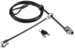 Kensington K65023WW kábelzár Ezüst, Fekete (K65023WW)