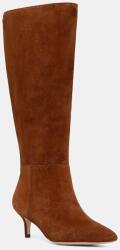 Lauren Ralph Lauren csizma velúrból Mckay Tl Hl barna, tűsarkú, 802967811003 - barna Női 37.5
