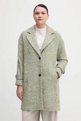 Benetton baba gyapjúkeverék pulóver - zöld XS