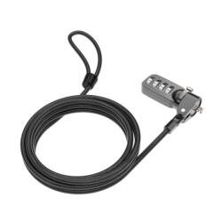 Compulocks CL37 kábelzár Fekete (CL37)