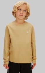 Calvin Klein gyerek pamut hosszú ujjú felső 2 db - bézs 140