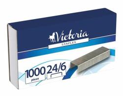 Victoria Tűzőkapocs, 24/6, VICTORIA, 1000db/doboz (SCNO24/6) - mystock