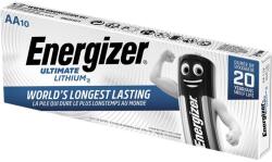 Energizer Elem, AA ceruza, 10 db, lítium, ENERGIZER "Ultimate Lithium (7638900343526) - mystock