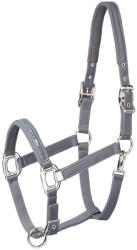 Schockemöhle Schockemöehle Memphis nylon kötőfék ló számára COB barna|szürke