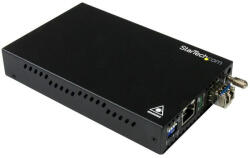 StarTech. com ET91000SM20 hálózati média konverter 2000 Mbit/s 1310 nm Single-mode Fekete (ET91000SM20)