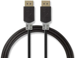 Nedis CCBW37014AT20 DisplayPort kábel 2 M Antracit, Szürke (CCBW37014AT20)