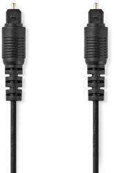 Nedis CAGL25000BK10 audio kábel 1 M Toslink (digitális optikai) kábel Fekete (CAGL25000BK10)