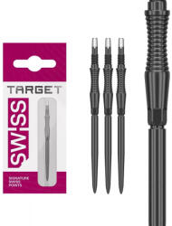 TARGET Darts fémhegy TARGET Swiss Storm RST, fekete 42mm