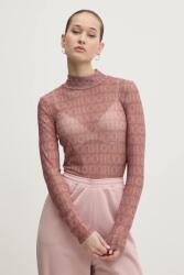 HUGO Blue hosszú ujjú női, félgarbó nyakú, narancssárga, 50534739 - narancssárga XS - answear - 16 990 Ft