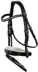 BR Anatómiás lovagló zablát BR Equitation Horwich póni fekete
