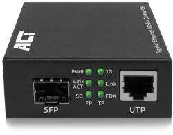 ACT AC4451 hálózati média konverter 1000 Mbit/s Multi-mode, Single-mode Fekete (AC4451) - compzone
