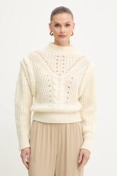 BOSS Orange pulóver gyapjúkeverékből - bézs S - answear - 71 990 Ft