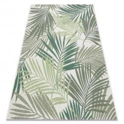 My carpet company kft My Carpet Company Fonott Sizal Color 19433/062 Levelek Zöld Dzsungel 140x200 cm Szőnyeg