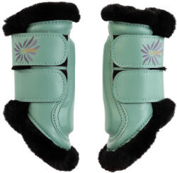 BR Zárt lábszárvédők póniknak BR Equitation 2XS zöld