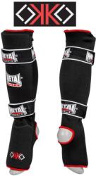 METAL BOXE Sípcsont- és talpvédő L fekete|vörös