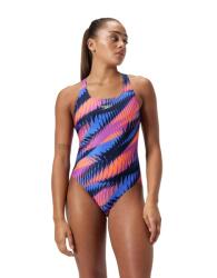 Speedo Egyrészes fürdőruha női Speedo Eco+ Allov Dig Powerback L rózsaszín|színes