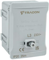 Tracon Fővezetéki sorozatkapocs, plombálható, szürke (FSK35SZ)