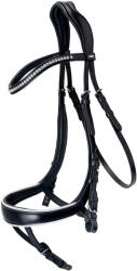Schockemöhle Equitus Beta anatómiai lovas fejószíj COB fehér|fekete
