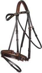 Imperial Riding Kombinált orrszíj lovagló zablával Imperial Riding Di Layla barna|zöld