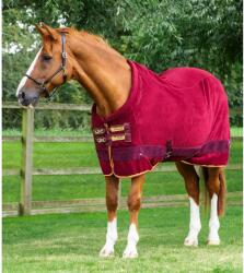 Premier Equine Buster Continental 280g ló gyapjú szárító takaró 160 CM barna|vörös
