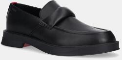 HUGO bőr mokaszin Lenner - fekete Férfi 45