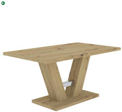 INTERMEBLE Étkezőasztal 137x90 cm tölgy színben - VESTA