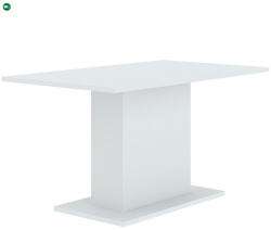 INTERMEBLE Modern Étkezőasztal Fehér Színben. THEO 138x80 cm