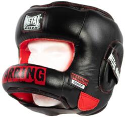 METAL BOXE Rácsos bokszsisak Metal Boxe Sparring fekete|vörös