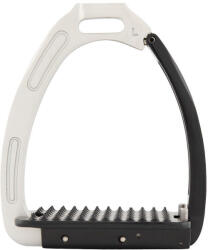 BR Alumínium lovas csatlakkozók BR Equitation Lavarone 11 CM fekete|szürke