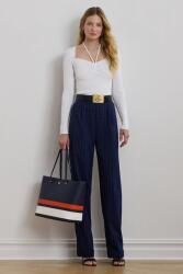 Lauren Ralph Lauren gyapjú nadrág - sötétkék 36