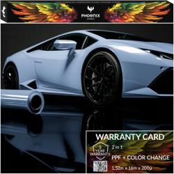  Színes Ppf Fólia Phoenix Protect Autó Színváltó Fólia Fényes Tengerészkék (Folia PPF Gloss Navy Blue 152cmx16m)