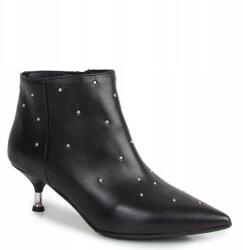 CheBello 4821 Fekete Bőr Bokacsizma Szegecsekkel 36-OS (4814-160-000-PSK-S393)