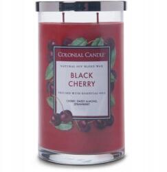 Colonial Candle Szójaviasz illatgyertya 2 kanóccal Black Cherry (Fekete Cseresznye) (665098523239)