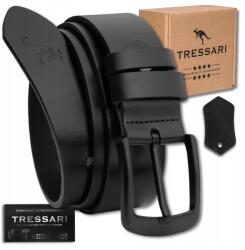 Tressari Klasszikus fekete férfi bőröv Öv , 100% természetes bőr Tressari (TRESSARI 115 cm męski pasek do jeansów spodni) - allegro - 5 585 Ft