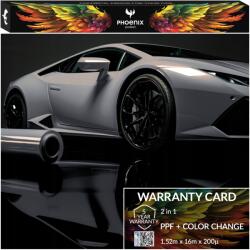  Színes Ppf Fólia Phoenix Protect Autó Színváltó Fólia Bernina Grey (Bernina Szürke) (Folia PPF Bernina Grey 152cmx16m)
