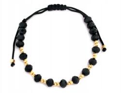 Lovrin Karkötő 585 14k arany golyókkal, fekete ónix zsinóron, 0.83g, női (43803644)