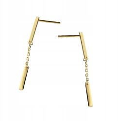 Lovrin Arany női lógós fülbevaló sárga arany 585 láncos, hosszú, stekkeres (60827174)