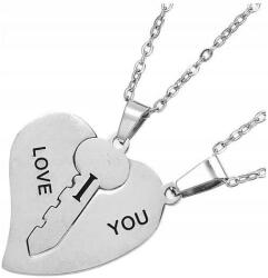  Legjobb barátok nyaklánc Szív kulcs Barátság 2db (5905204482803)