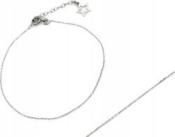 Lovrin Ezüst színű bokalánc csillag medállal r25 elegáns láncos 925 (Lovrin)