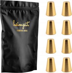  Bútorgombok Díszítő Minőségi Alumínium Sima 8 Db Arany Színű (8pGOLD)