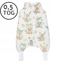 Ankras Nyári Hálózsák lábszárvédővel 74-86 S 0, 5 Tog Pamut 100% Lengyel Termék (ŚZN l.ROZMIAR S 68-86 ZWIERZĘTA NA H. Z.)