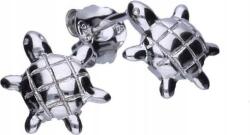 Lovrin Ezüst 925-ös fülbevaló, teknős mintával, 1, 80g, egyedi ajándék fülbevaló (Lovrin 47755)