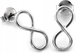 Lovrin 925-ös ezüst fülbevaló végtelen jellel, stekkeres, celebfülbevaló