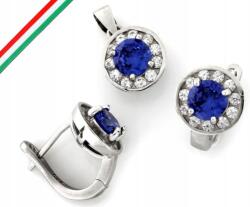 Lovrin Ezüst ékszerszett 925-ös finomságú, cirkónia köves, divatos mintával, ajándéknak is kiváló (Lovrin 71233)