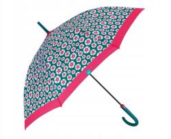  Perletti Time, női pálcika alakú esernyő piros szegéllyel, 26242 (26242)