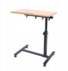 Állítható Laptop Asztal Kerekekkel, 360°-ban Forgatható, Irodába és Tanuláshoz (8050265933881)