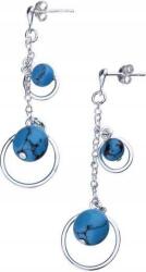 Lovrin Ezüst fülbevaló 925 kék golyókkal 4, 40 időtálló ajándék (Lovrin 47288)