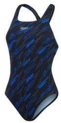 Speedo Egyrészes fürdőruha női Speedo Hyper Boom Allover Medalist fekete|kék